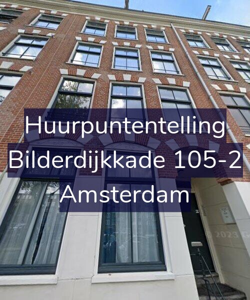 Foto gevel Huurpuntentelling voor Bilderdijkkade 105-2, Amsterdam