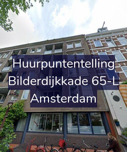 Foto gevel Huurpuntentelling voor Bilderdijkkade 65-L, Amsterdam