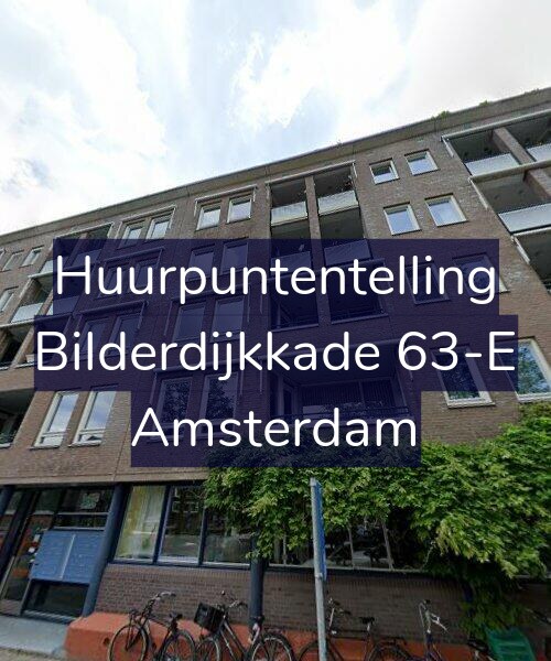 Foto gevel Huurpuntentelling voor Bilderdijkkade 63-E, Amsterdam