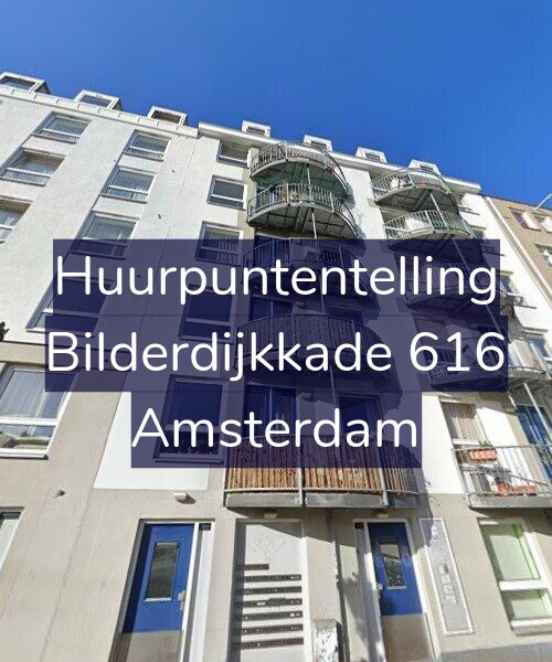 Foto gevel Huurpuntentelling voor Bilderdijkkade 616, Amsterdam