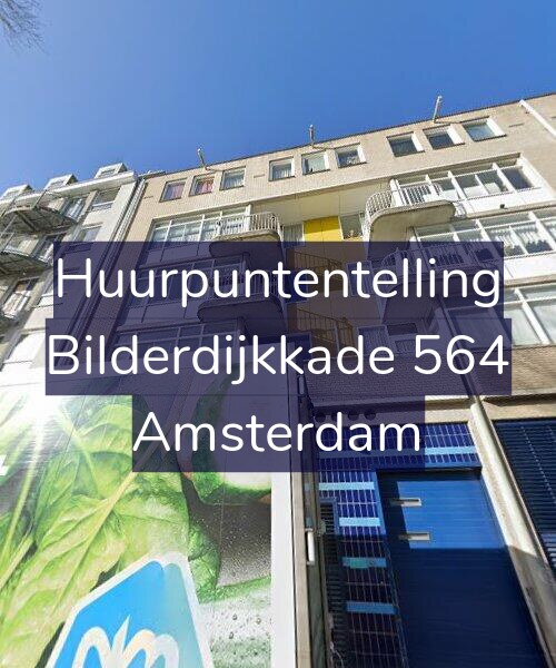 Foto gevel Huurpuntentelling voor Bilderdijkkade 564, Amsterdam