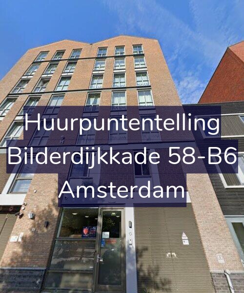 Foto gevel Huurpuntentelling voor Bilderdijkkade 58-B6, Amsterdam