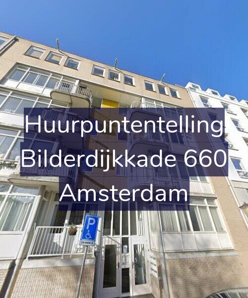 Foto gevel Huurpuntentelling voor Bilderdijkkade 660, Amsterdam