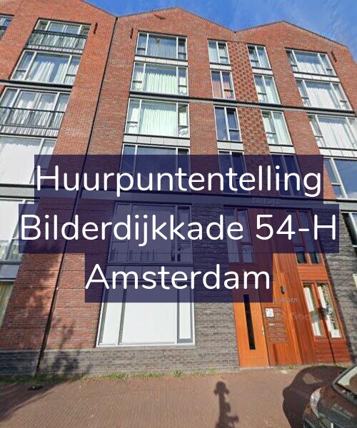 Foto gevel Huurpuntentelling voor Bilderdijkkade 54-H, Amsterdam
