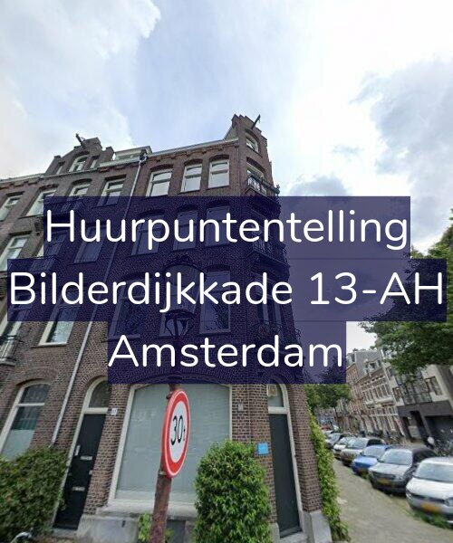 Foto gevel Huurpuntentelling voor Bilderdijkkade 13-AH, Amsterdam