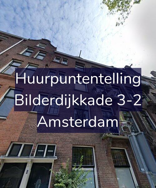 Foto gevel Huurpuntentelling voor Bilderdijkkade 3-2, Amsterdam