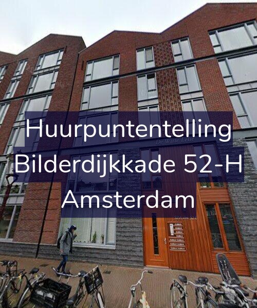 Foto gevel Huurpuntentelling voor Bilderdijkkade 52-H, Amsterdam