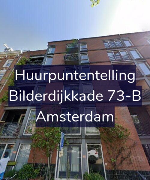 Foto gevel Huurpuntentelling voor Bilderdijkkade 73-B, Amsterdam