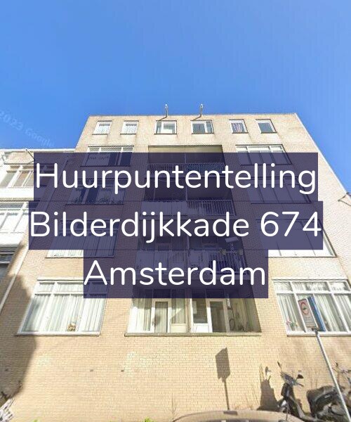 Foto gevel Huurpuntentelling voor Bilderdijkkade 674, Amsterdam