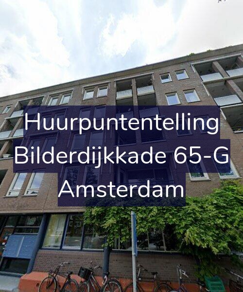 Foto gevel Huurpuntentelling voor Bilderdijkkade 65-G, Amsterdam
