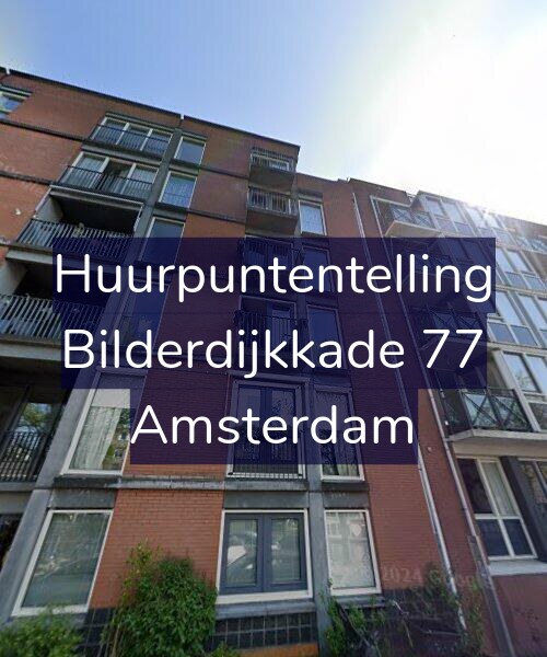 Foto gevel Huurpuntentelling voor Bilderdijkkade 77, Amsterdam