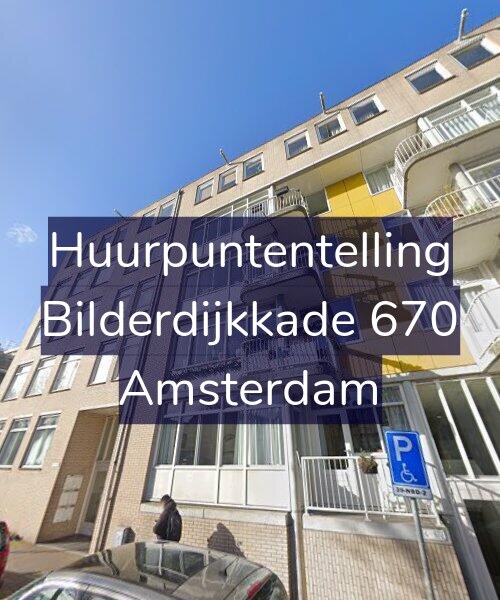 Foto gevel Huurpuntentelling voor Bilderdijkkade 670, Amsterdam