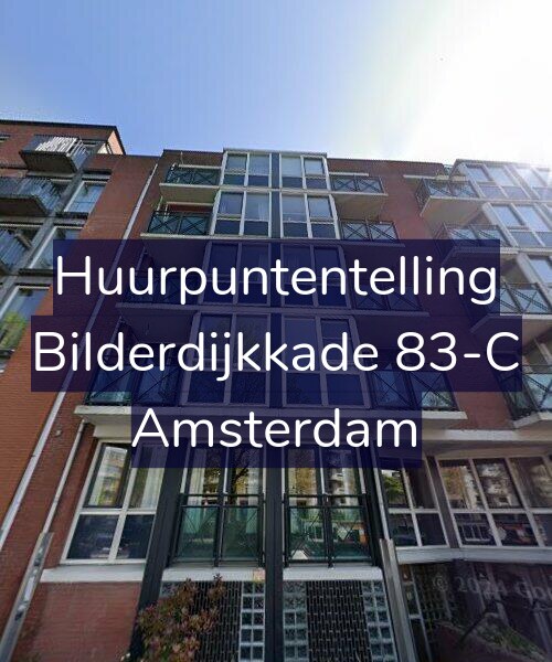 Foto gevel Huurpuntentelling voor Bilderdijkkade 83-C, Amsterdam