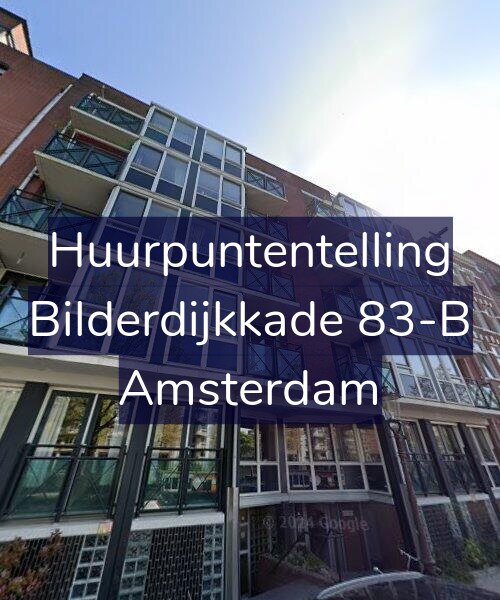 Foto gevel Huurpuntentelling voor Bilderdijkkade 83-B, Amsterdam