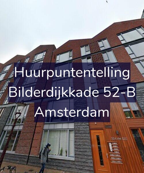 Foto gevel Huurpuntentelling voor Bilderdijkkade 52-B, Amsterdam