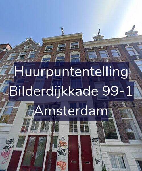 Foto gevel Huurpuntentelling voor Bilderdijkkade 99-1, Amsterdam