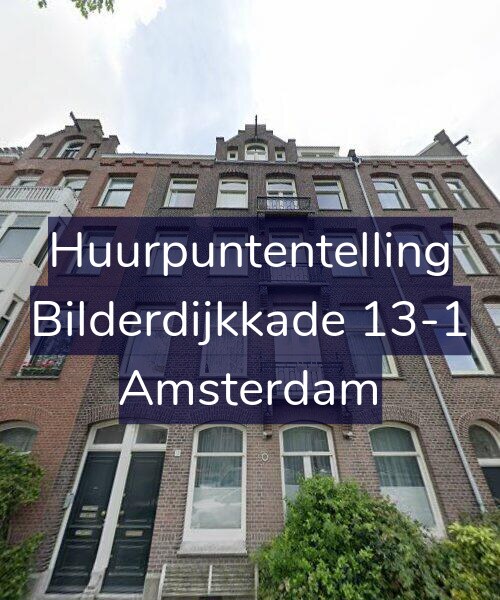 Foto gevel Huurpuntentelling voor Bilderdijkkade 13-1, Amsterdam