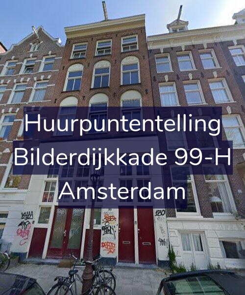 Foto gevel Huurpuntentelling voor Bilderdijkkade 99-H, Amsterdam