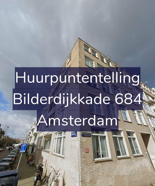 Foto gevel Huurpuntentelling voor Bilderdijkkade 684, Amsterdam