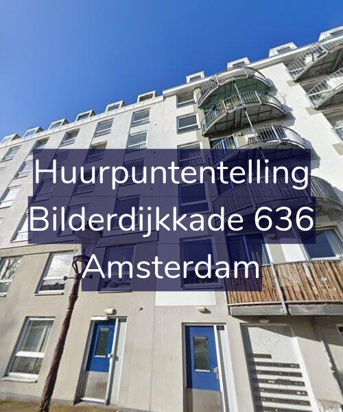 Foto gevel Huurpuntentelling voor Bilderdijkkade 636, Amsterdam