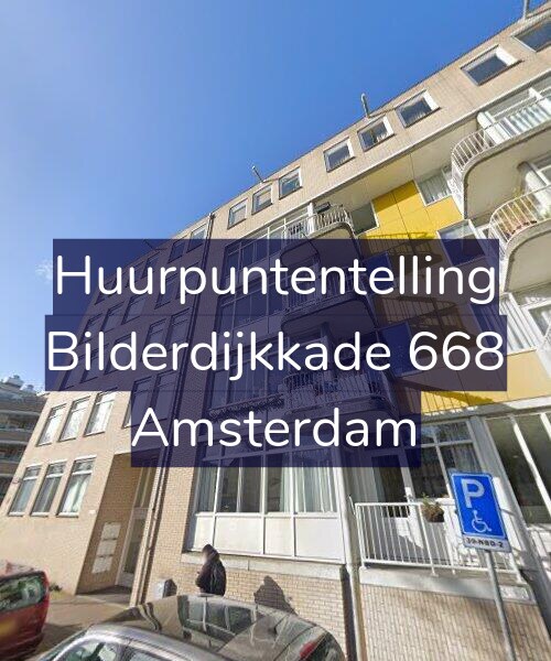 Foto gevel Huurpuntentelling voor Bilderdijkkade 668, Amsterdam