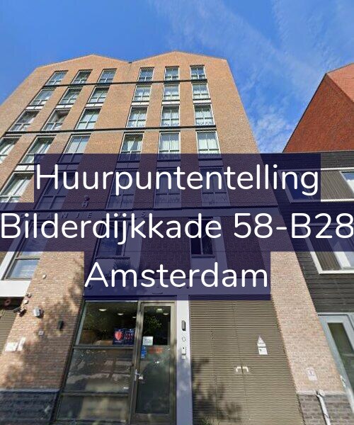 Foto gevel Huurpuntentelling voor Bilderdijkkade 58-B28, Amsterdam