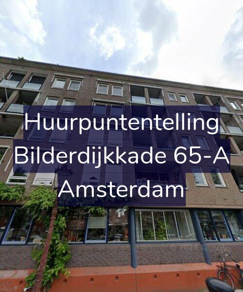 Foto gevel Huurpuntentelling voor Bilderdijkkade 65-A, Amsterdam