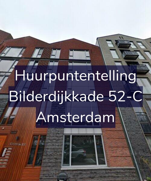 Foto gevel Huurpuntentelling voor Bilderdijkkade 52-C, Amsterdam