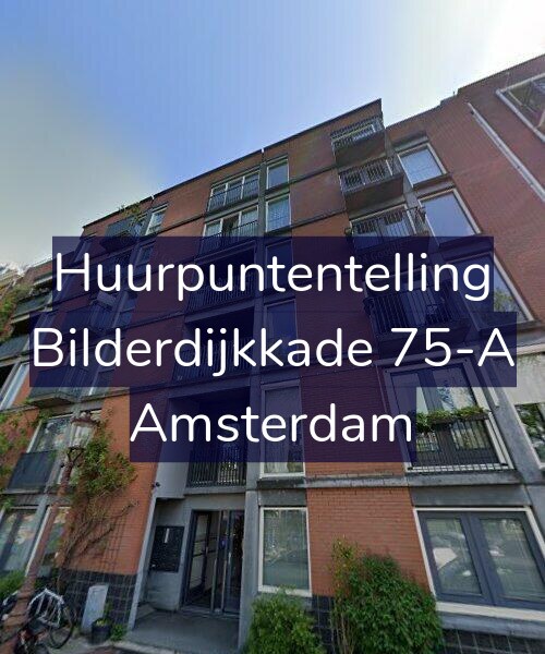 Foto gevel Huurpuntentelling voor Bilderdijkkade 75-A, Amsterdam
