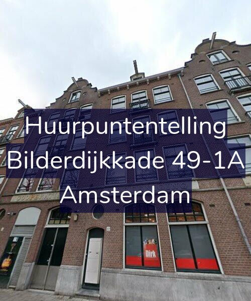 Foto gevel Huurpuntentelling voor Bilderdijkkade 49-1A, Amsterdam
