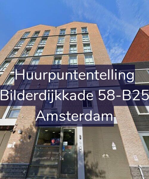 Foto gevel Huurpuntentelling voor Bilderdijkkade 58-B25, Amsterdam