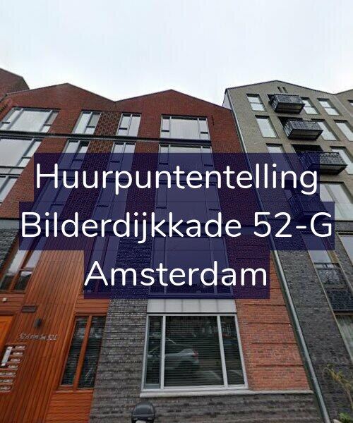 Foto gevel Huurpuntentelling voor Bilderdijkkade 52-G, Amsterdam