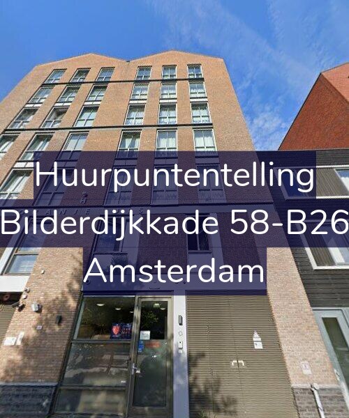 Foto gevel Huurpuntentelling voor Bilderdijkkade 58-B26, Amsterdam