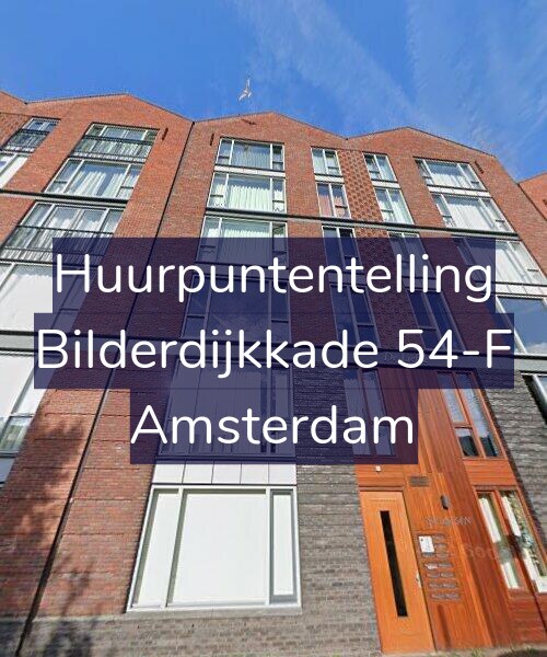 Foto gevel Huurpuntentelling voor Bilderdijkkade 54-F, Amsterdam