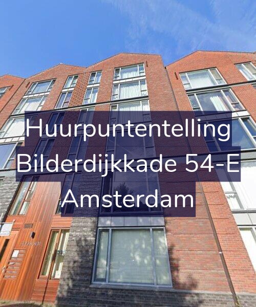 Foto gevel Huurpuntentelling voor Bilderdijkkade 54-E, Amsterdam