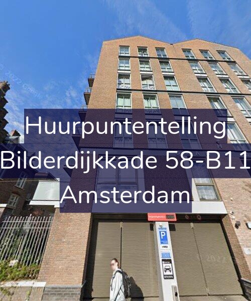 Foto gevel Huurpuntentelling voor Bilderdijkkade 58-B11, Amsterdam