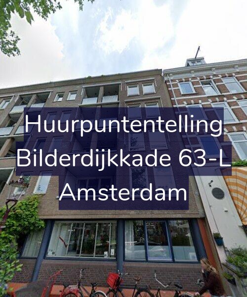 Foto gevel Huurpuntentelling voor Bilderdijkkade 63-L, Amsterdam