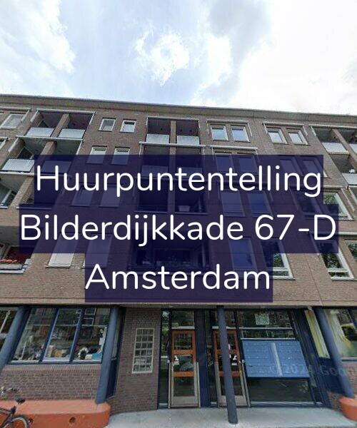 Foto gevel Huurpuntentelling voor Bilderdijkkade 67-D, Amsterdam