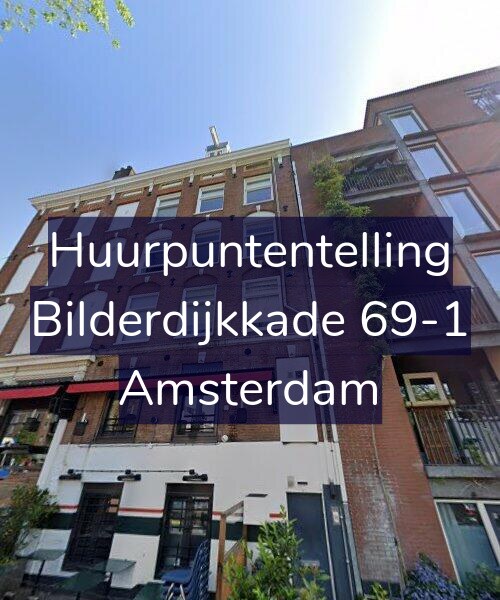 Foto gevel Huurpuntentelling voor Bilderdijkkade 69-1, Amsterdam