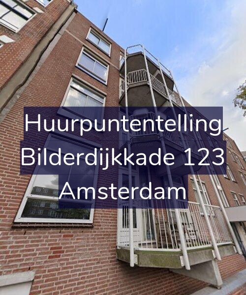 Foto gevel Huurpuntentelling voor Bilderdijkkade 123, Amsterdam