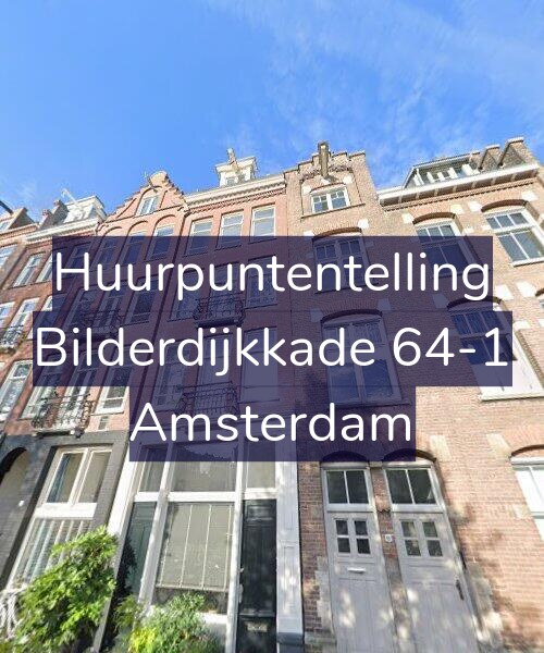 Foto gevel Huurpuntentelling voor Bilderdijkkade 64-1, Amsterdam