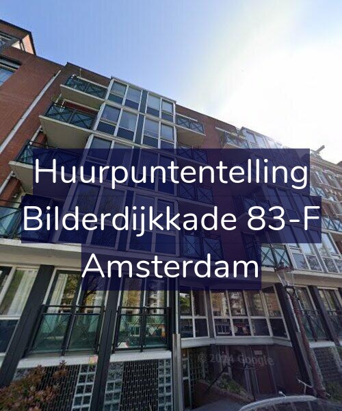 Foto gevel Huurpuntentelling voor Bilderdijkkade 83-F, Amsterdam