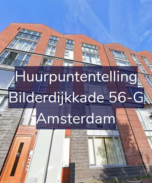 Foto gevel Huurpuntentelling voor Bilderdijkkade 56-G, Amsterdam
