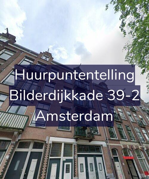 Foto gevel Huurpuntentelling voor Bilderdijkkade 39-2, Amsterdam