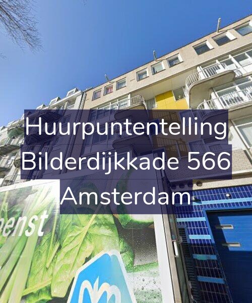 Foto gevel Huurpuntentelling voor Bilderdijkkade 566, Amsterdam