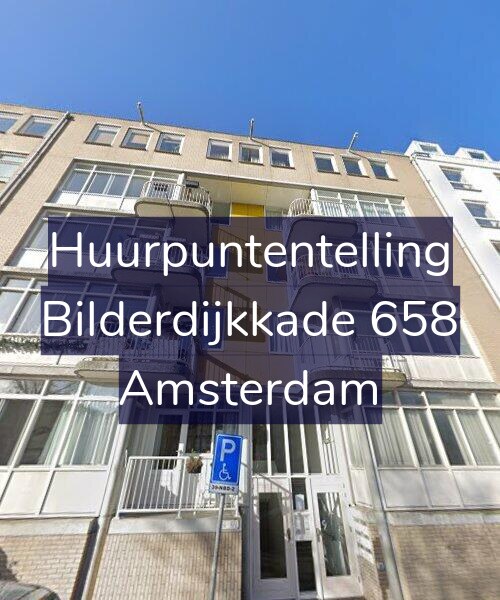 Foto gevel Huurpuntentelling voor Bilderdijkkade 658, Amsterdam