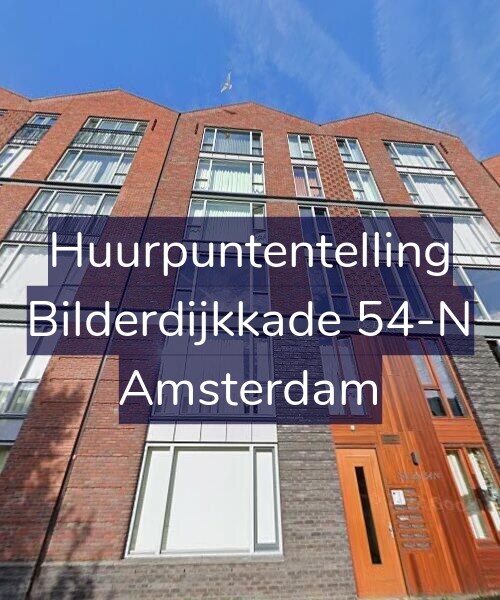 Foto gevel Huurpuntentelling voor Bilderdijkkade 54-N, Amsterdam
