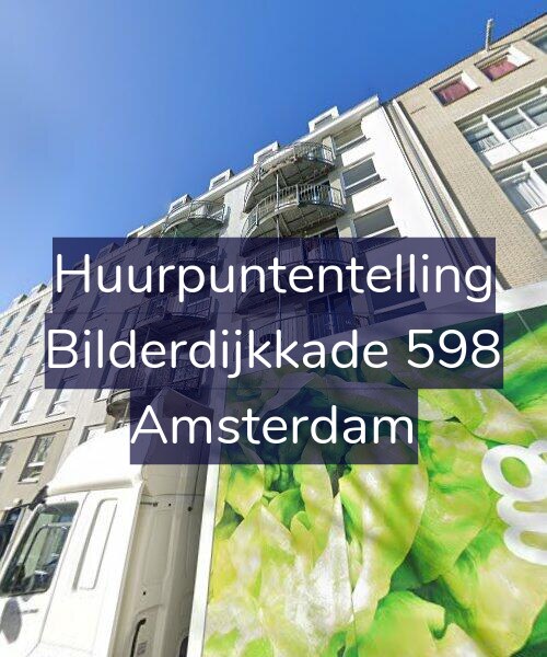 Foto gevel Huurpuntentelling voor Bilderdijkkade 598, Amsterdam