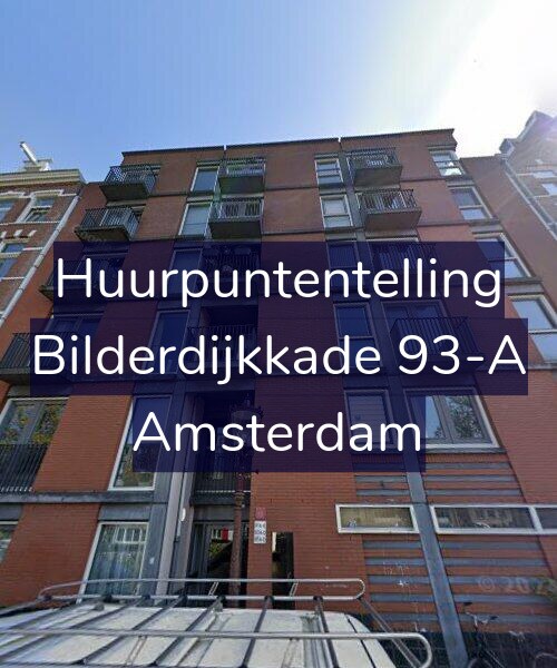 Foto gevel Huurpuntentelling voor Bilderdijkkade 93-A, Amsterdam