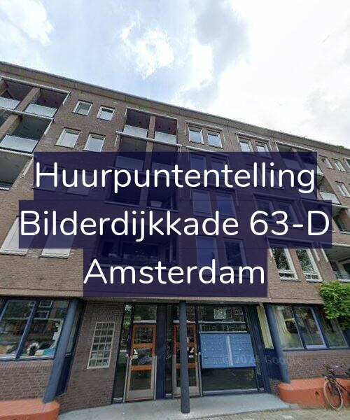 Foto gevel Huurpuntentelling voor Bilderdijkkade 63-D, Amsterdam